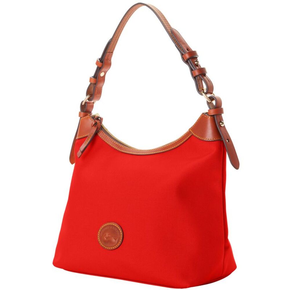 Dooney & Bourke Nylon Large Erica Shoulder Bag - Red - Picture 2 of 4